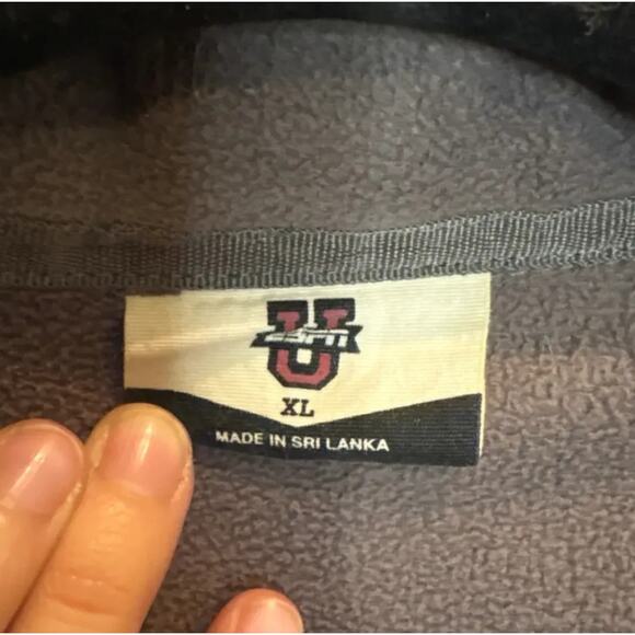 ESPNU “Illinois” Softshell Jacket – Black/Grey (XL) - Picture 4 of 5